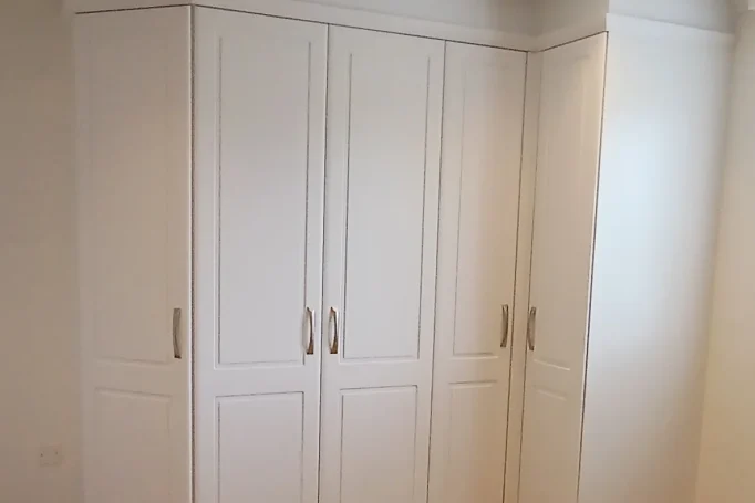 Built-in wardrobe crafted by Champion Carpentry.